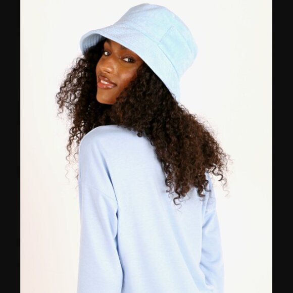 NWT Lack of Color Wave Bucket Aqua Terry Baby Blue Size M/L Retail Price $99.00 main image 8
